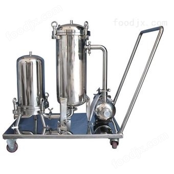 全系列小推车过滤器 不锈钢袋式滤芯式移动过滤机